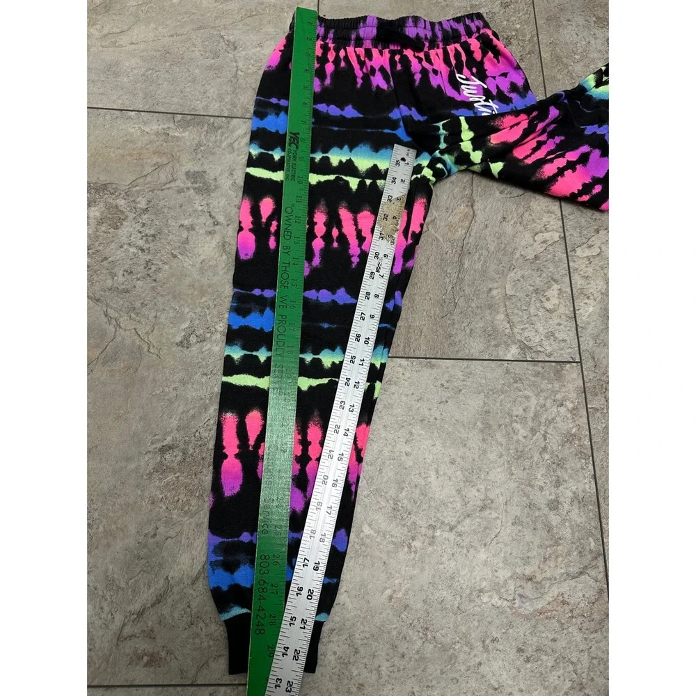 Justice Multicolor MLTDYE Sweatpants Small